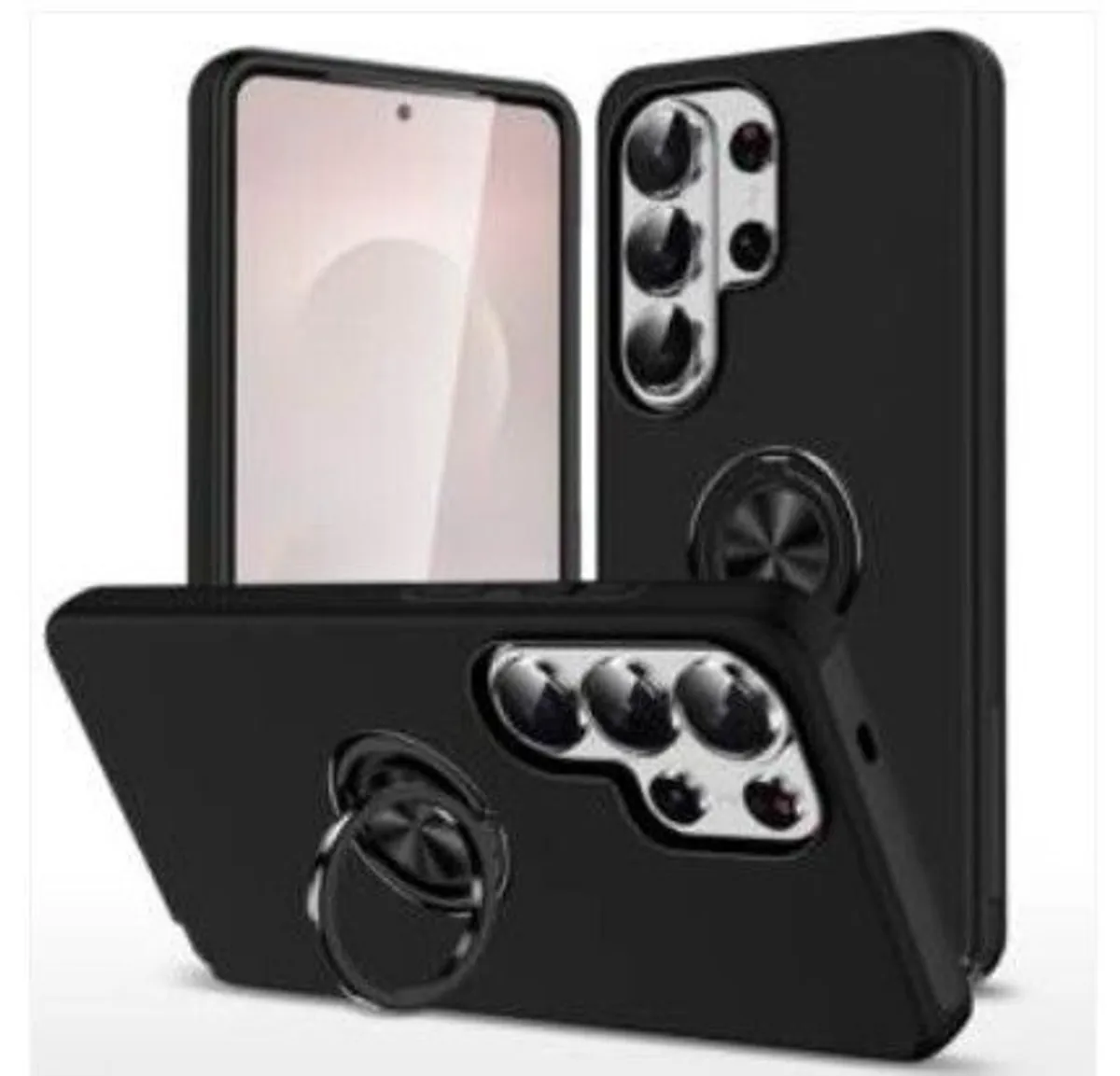 Ring Case for Samsung Galaxy S26, S26 Plus, S26 Ultra, A37, and Samsung A57 Compatible with MagSafe, Matte Shockproof Phone Cover with Stand & Ring Holder - Image 4