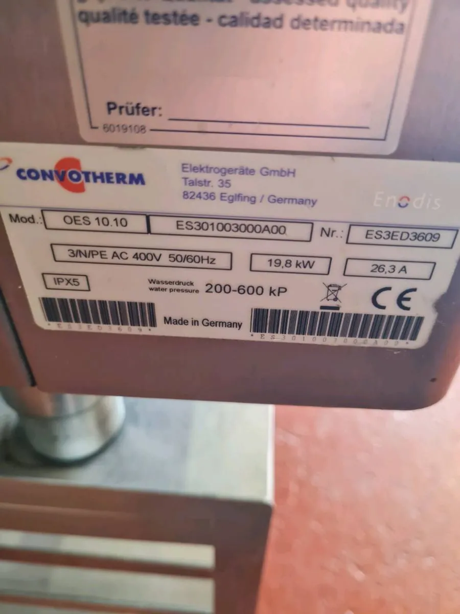 Convotherm Electric 10 Grid Combi Oven - Image 3