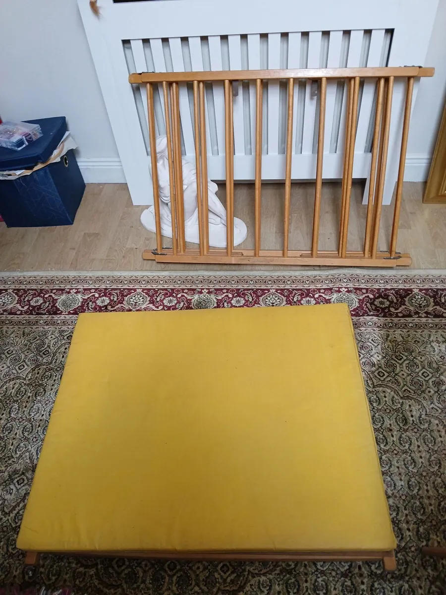 Vintage wooden baby playpen - Image 2