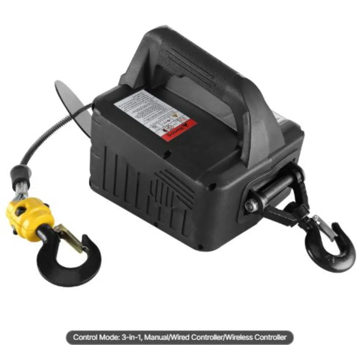 3-in-1 Portable Electric Hoist Winch 499 kg Wired - Image 4