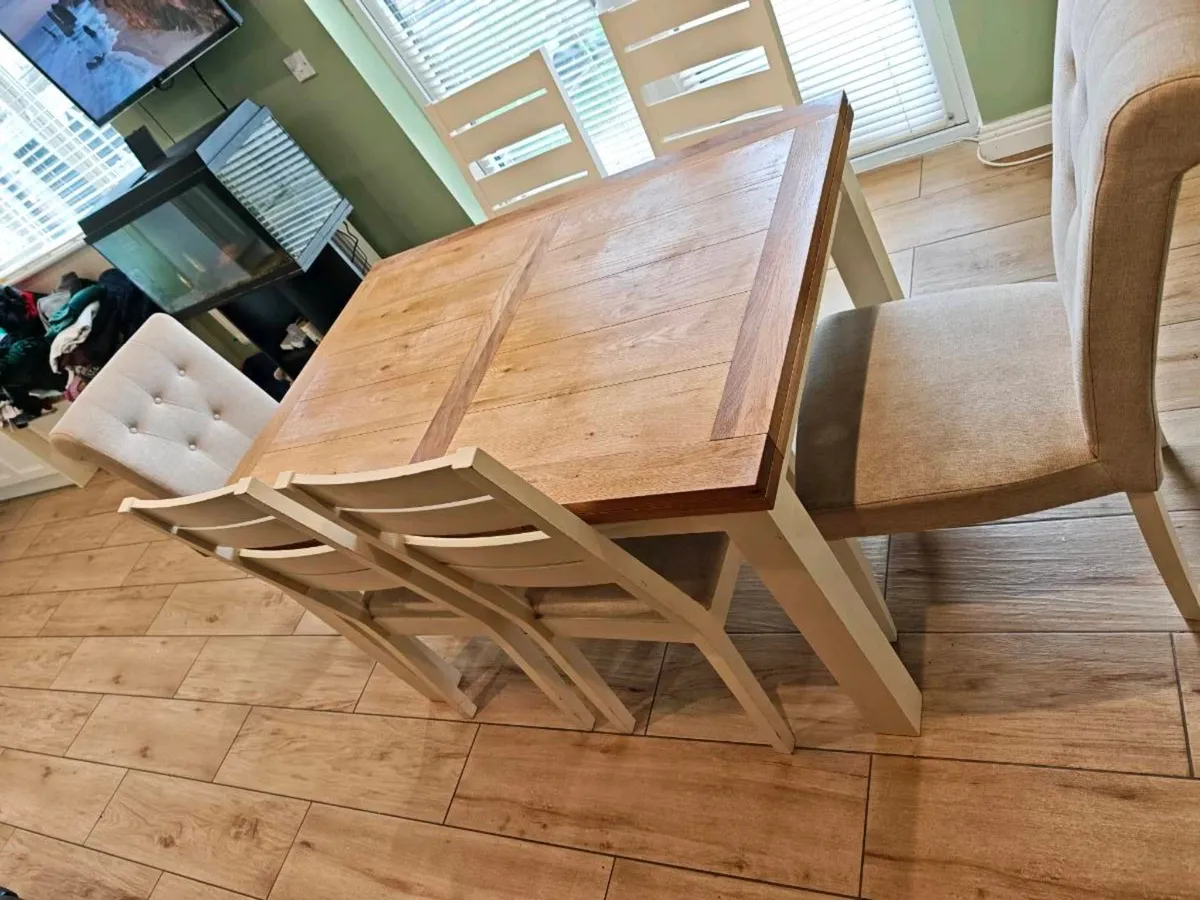 Kitchen Table & 6 Chairs - Image 1