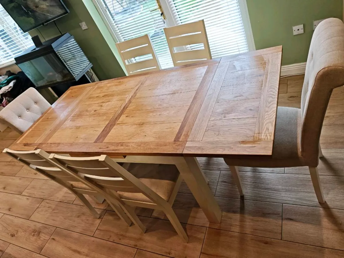 Kitchen Table & 6 Chairs - Image 2