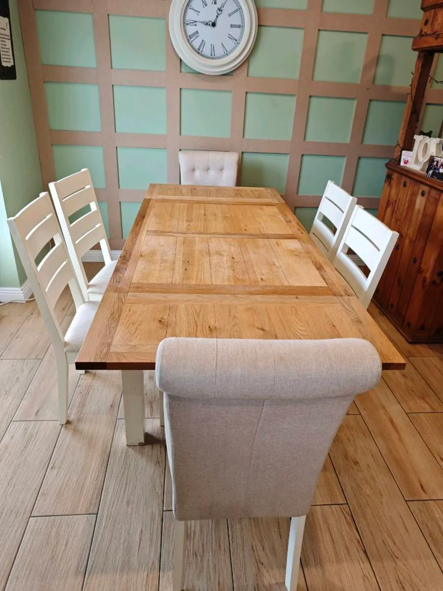 Kitchen Table & 6 Chairs - Image 3