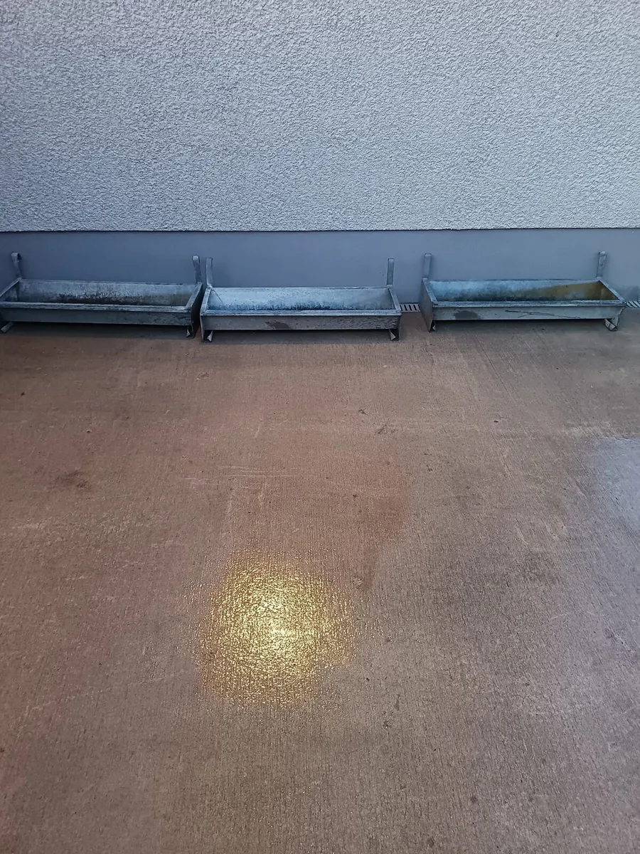 3 large horse / dog feeders - Image 2