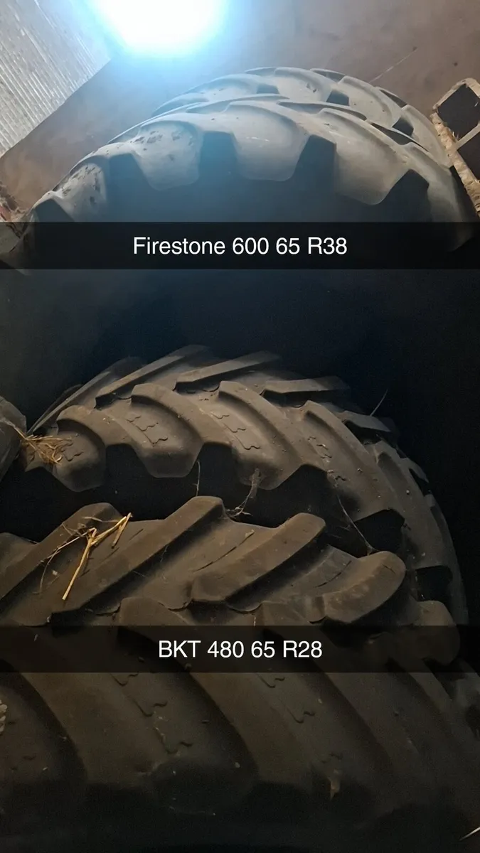 Tractor tyres 600 and 480