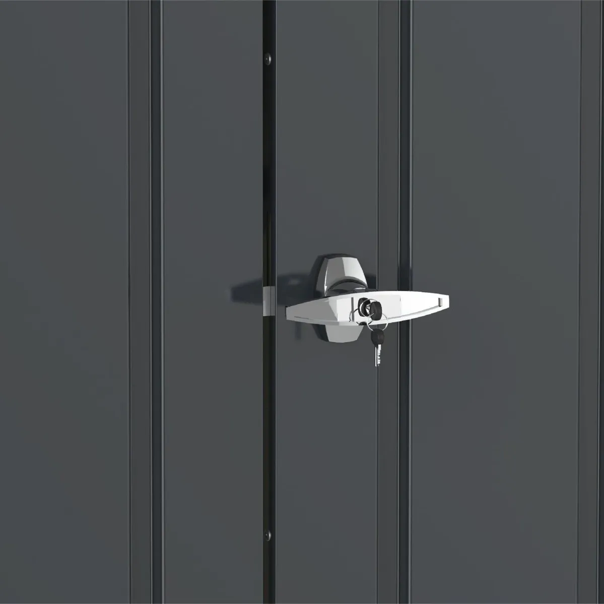 🏡 5x2 Palladium Steel Garden Shed – Free Shipping - Image 4