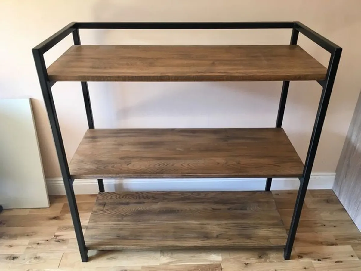 Bespoke Shelving Unit w/ Oak Finish - Image 3