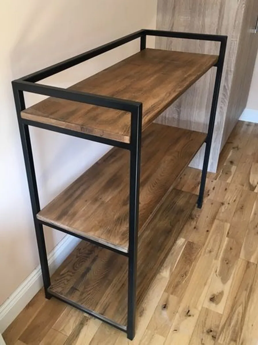 Bespoke Shelving Unit w/ Oak Finish - Image 4