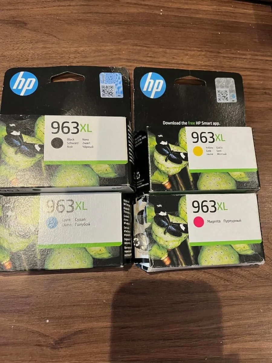 1 Full Set of Original HP 963XL Ink Cartridges - Image 1