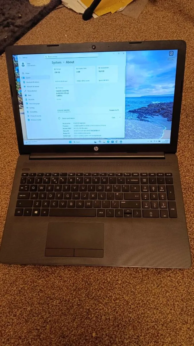 Hp 250 G7, i5 10th, 16Gb New Battery & Charger - Image 2
