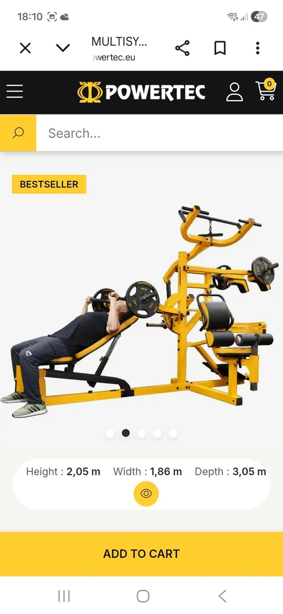 Powertec multi gym leverage system - Image 1