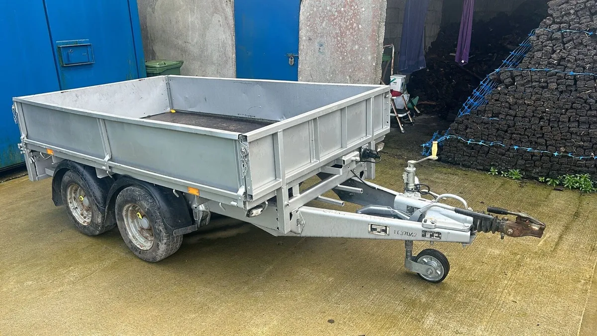 Ifor Williams builders drop side flatbed  trailer - Image 1