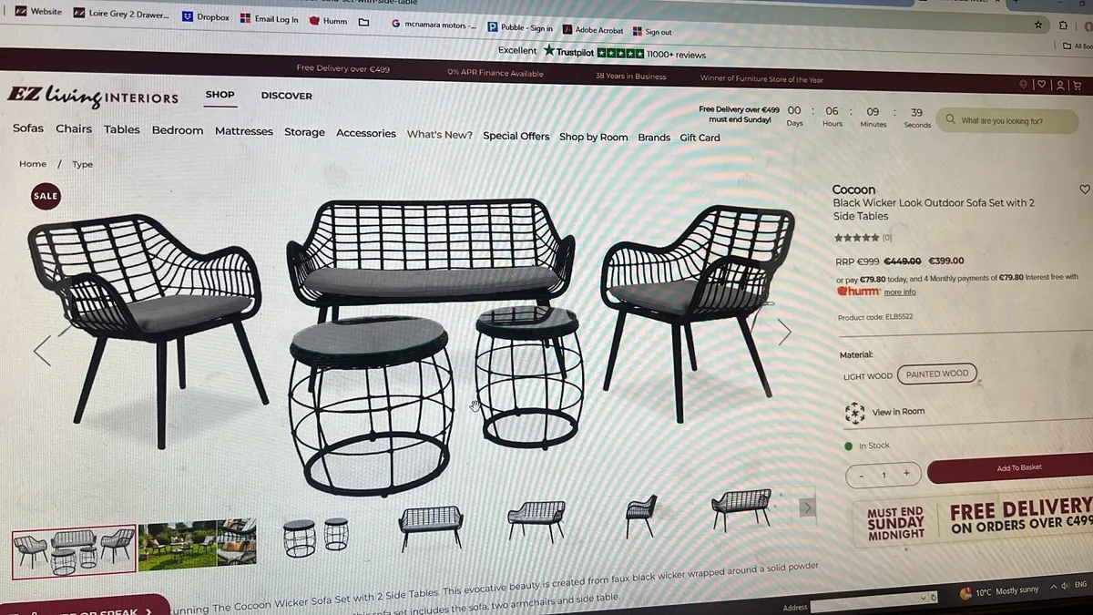 Garden furniture