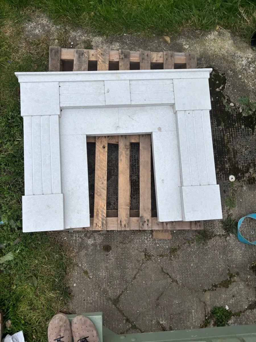 Marble fireplace surround - Image 1