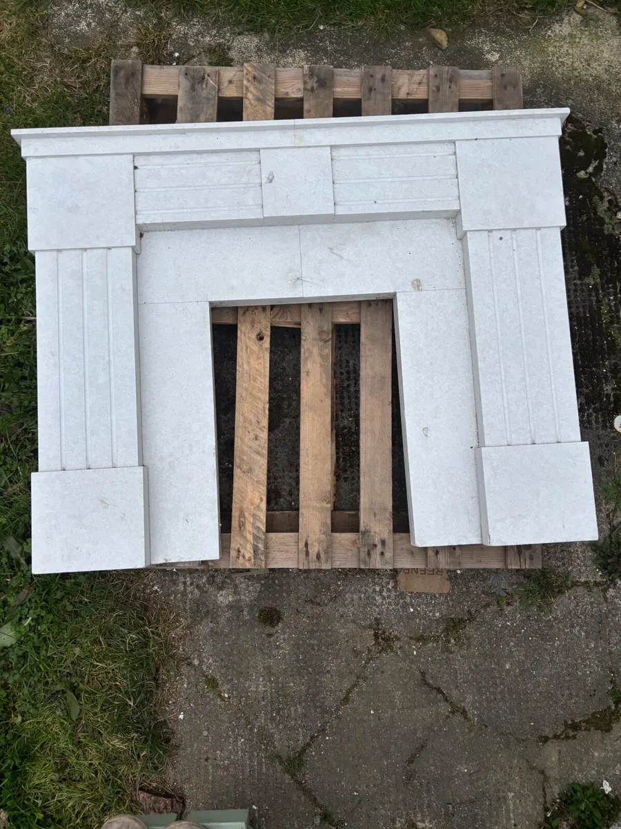 Marble fireplace surround - Image 2