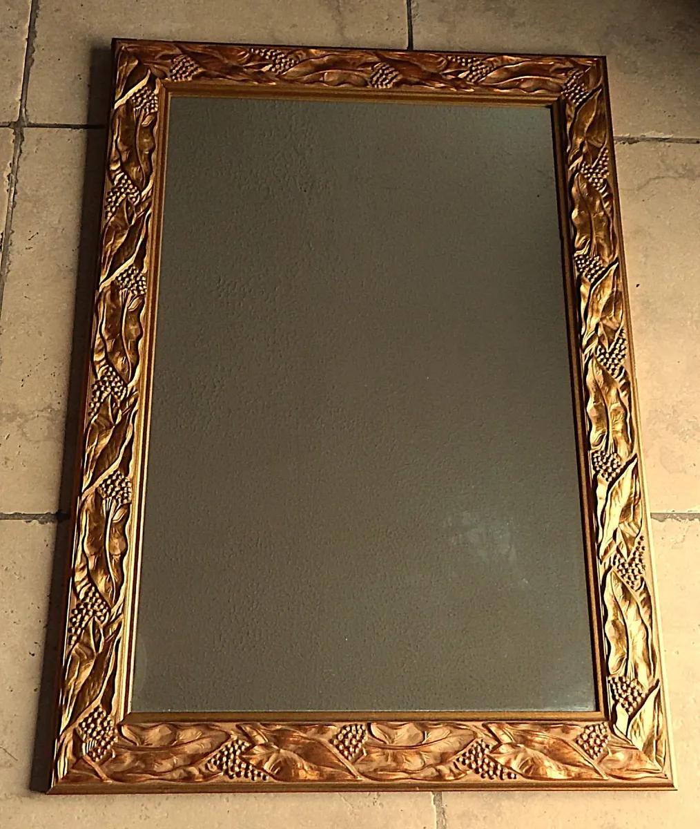 Large Wall Mirror in  Ornate Frame - Image 1