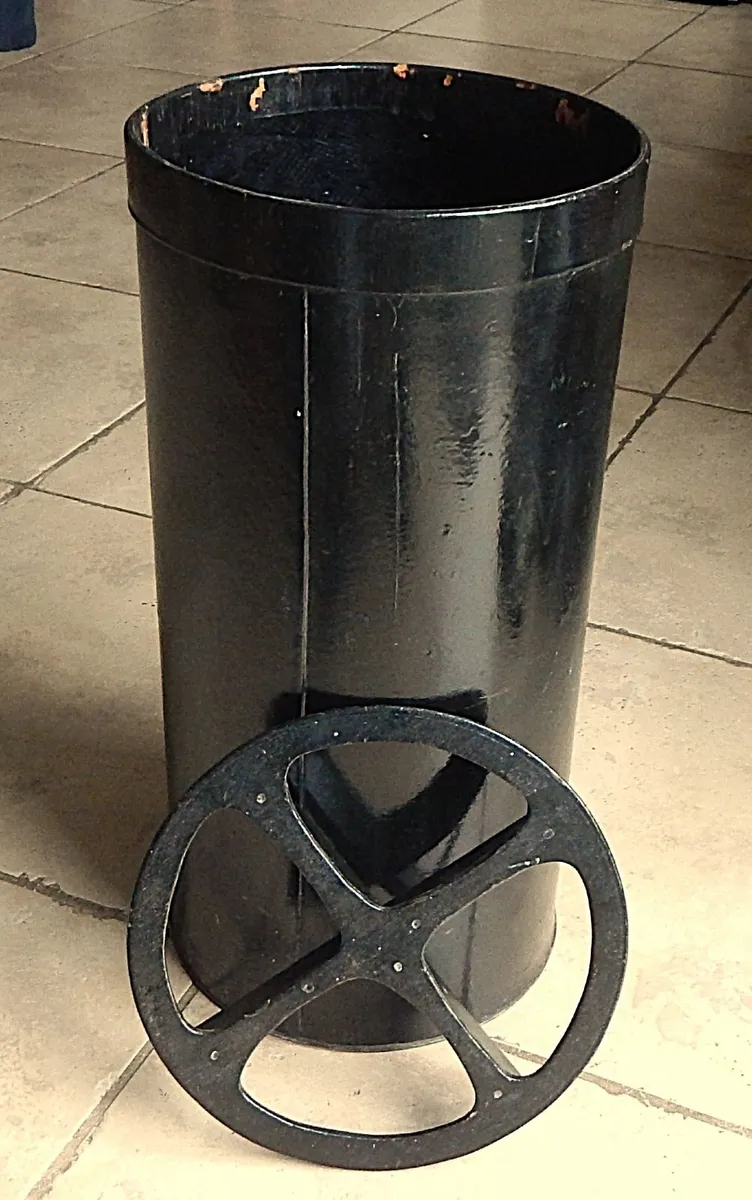 Vintage Hand Painted Papier Mache Umbrella Stand - Image 4