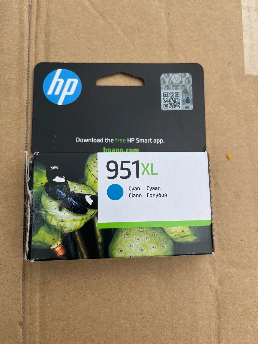 HP 951XL Cyan Inkjet Cartridge High Capacity - Image 1