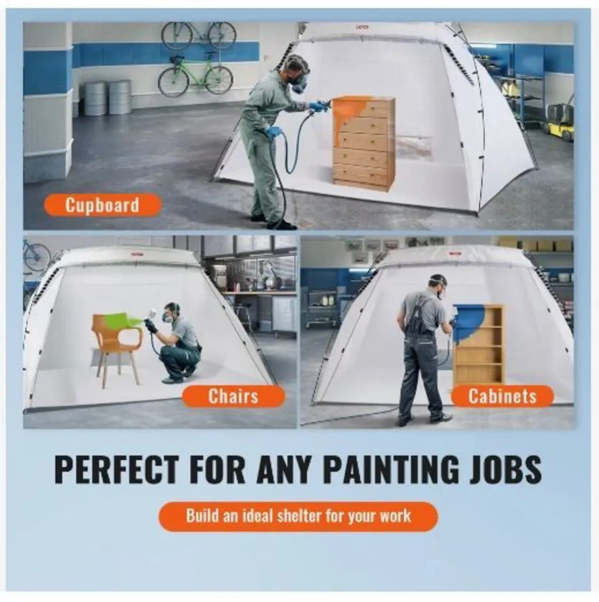 Spray Paint Shelter, 3.0m x 2.1m x 1.8m - Image 4