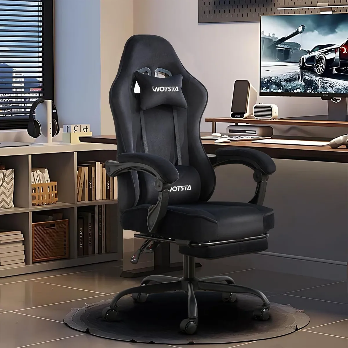 Gaming Chair for Adults Ergonomic with Footrest - Image 2