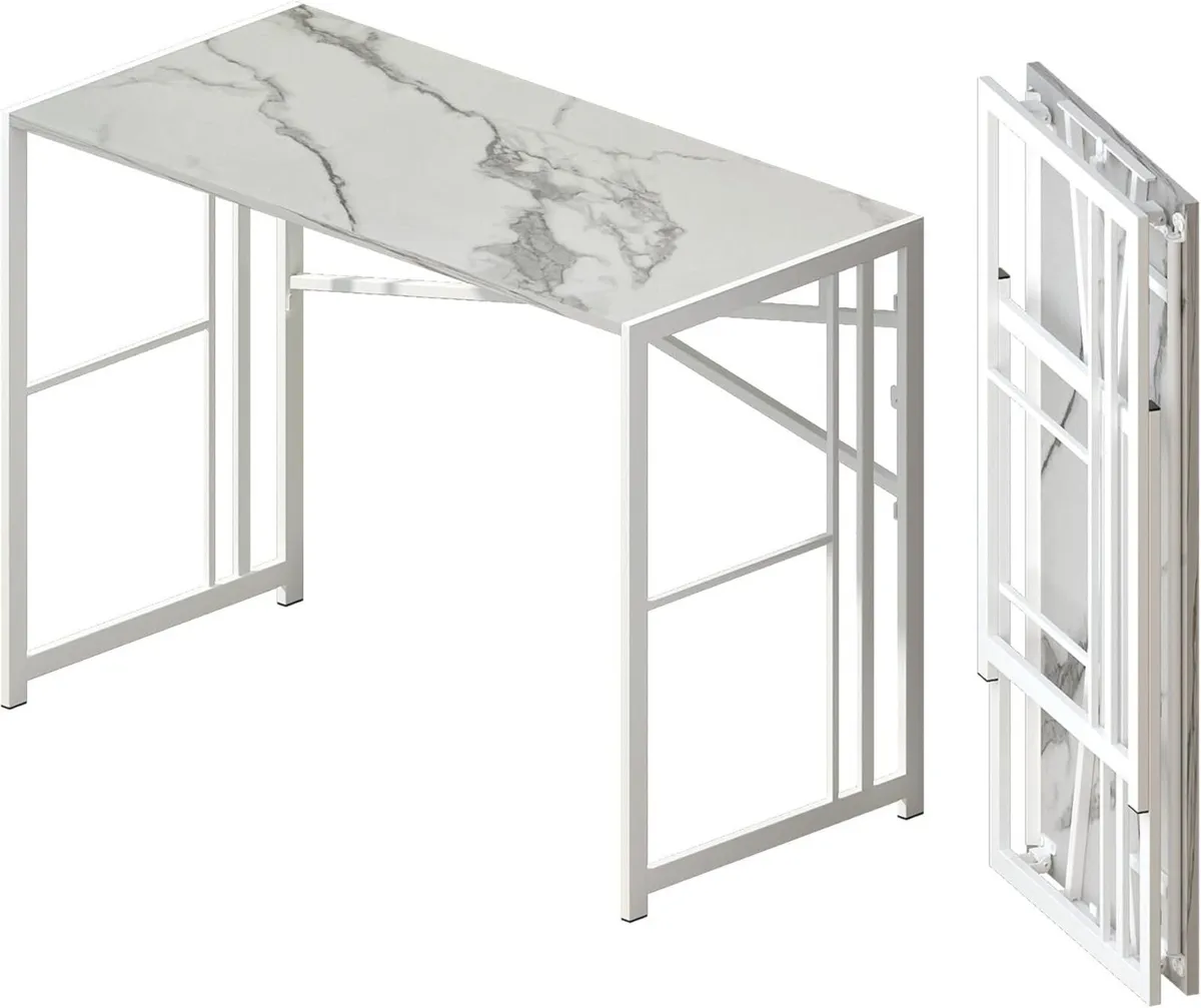 Folding Desk 103 cm Writing Gaming Computer - Image 1