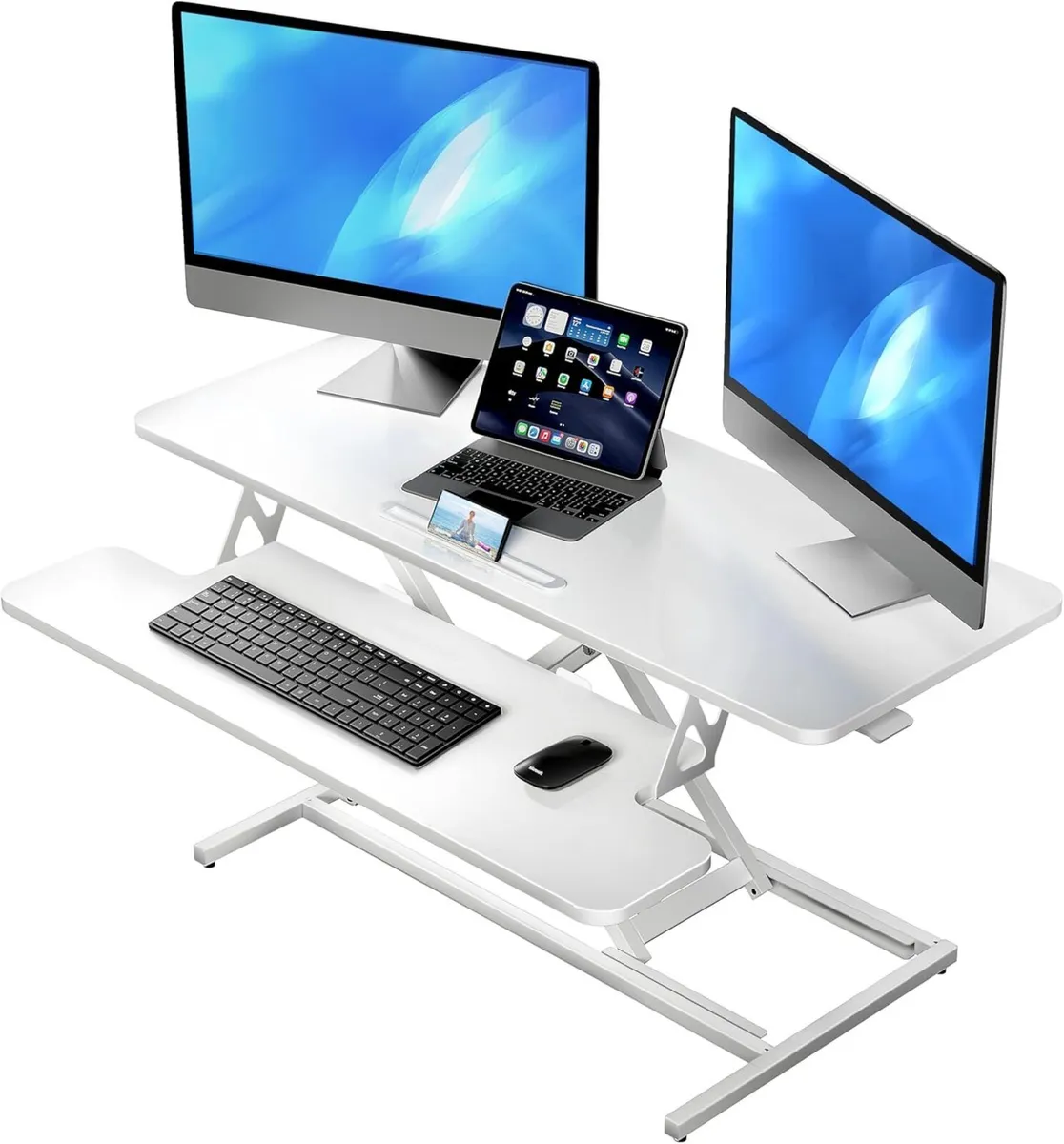 Standing Desk Converter 101cm - Quick Quiet - Image 1