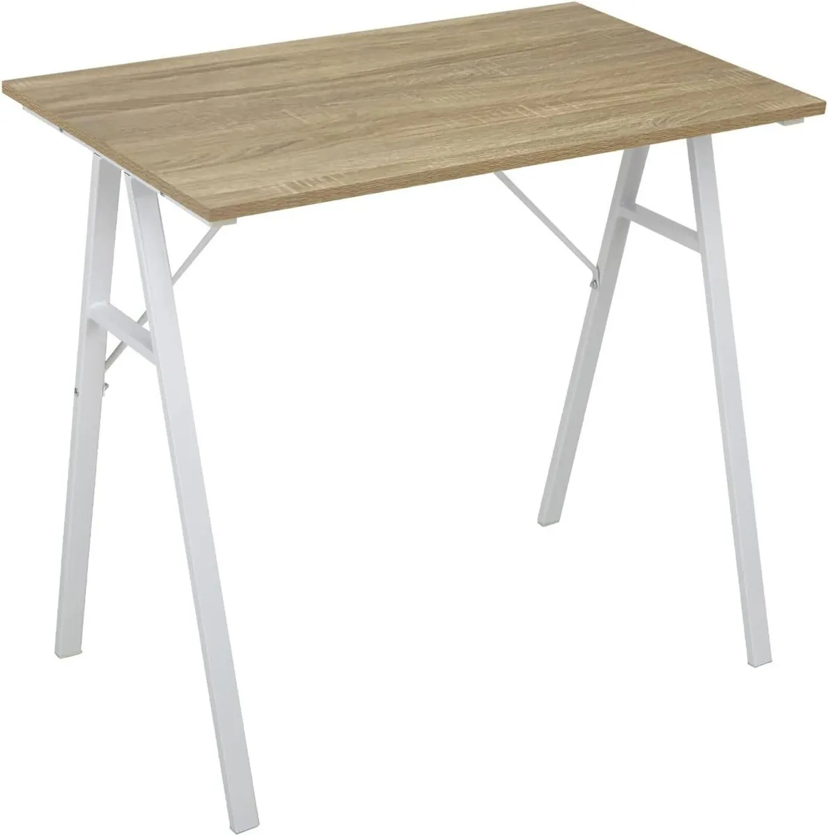 Compact Desk Office Table Study Room MDF Steel - Image 4