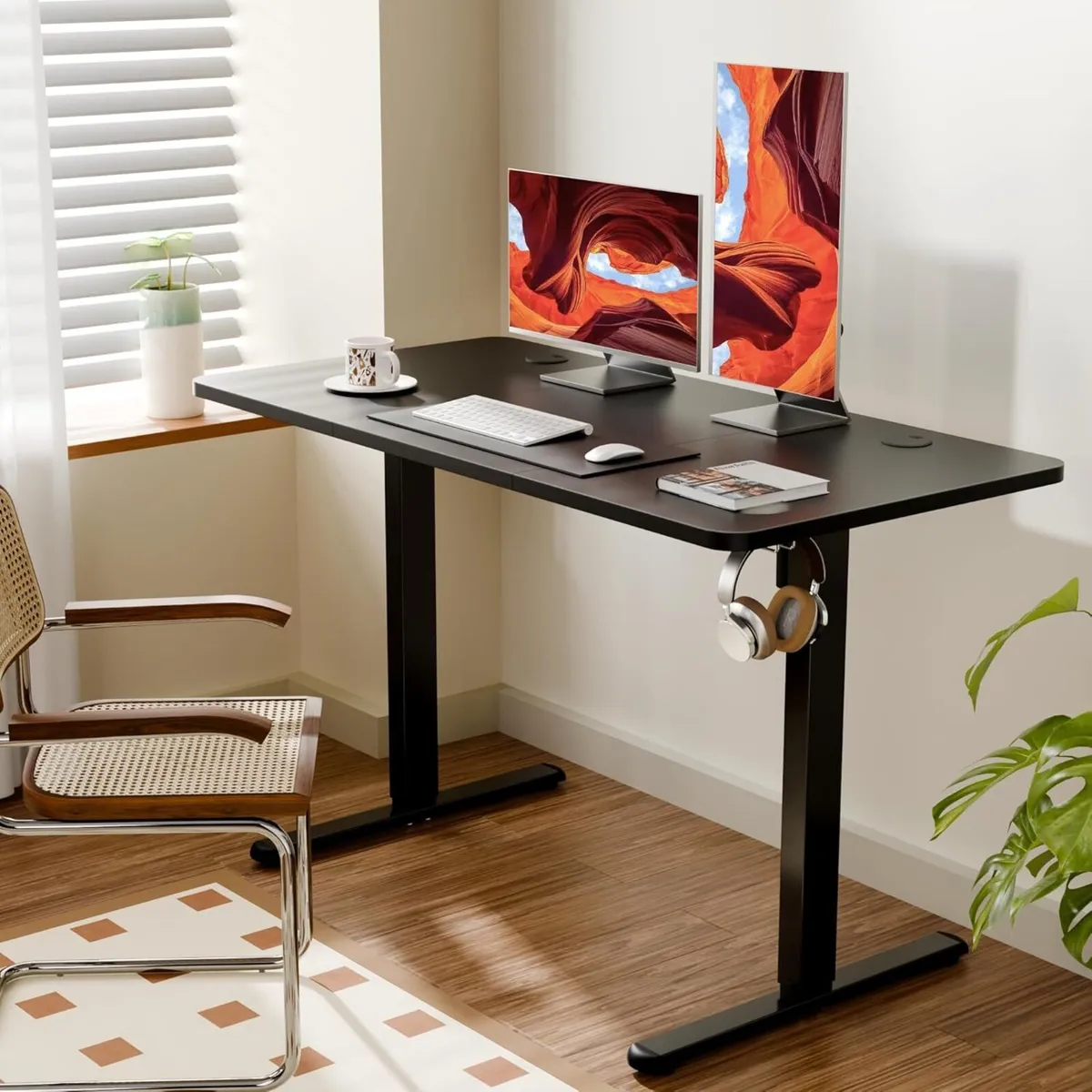 Electric Standing Desk Height Adjustable 120x60cm - Image 2