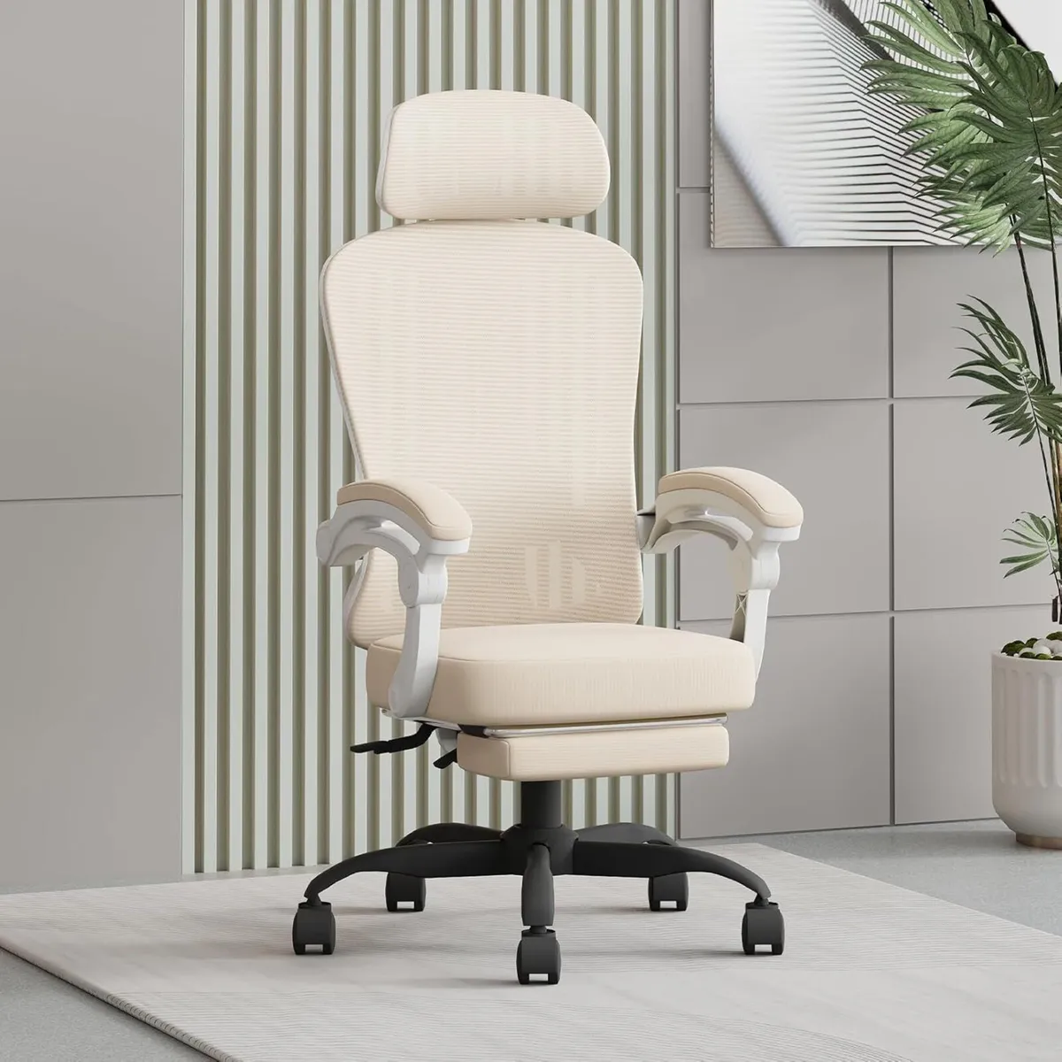 HapGIFT Computer Chair Ergonomic Office with - Image 1