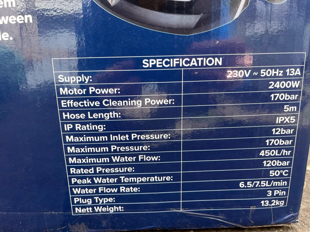SEALEY Power Washer - Image 4