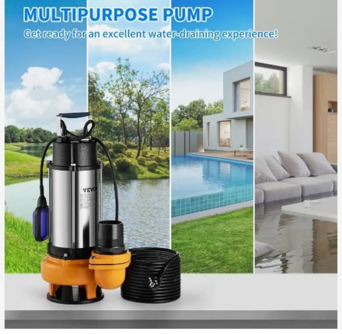 Submersible Water Pump, 2200W - Image 2