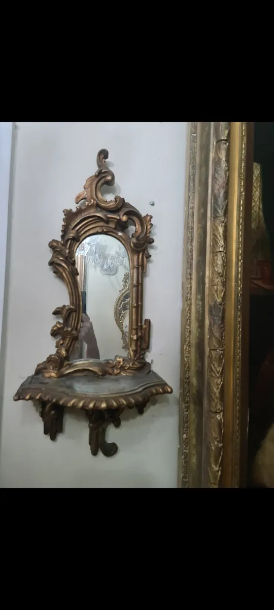 Antique mirrored wall sconces SALE PRICE - Image 2