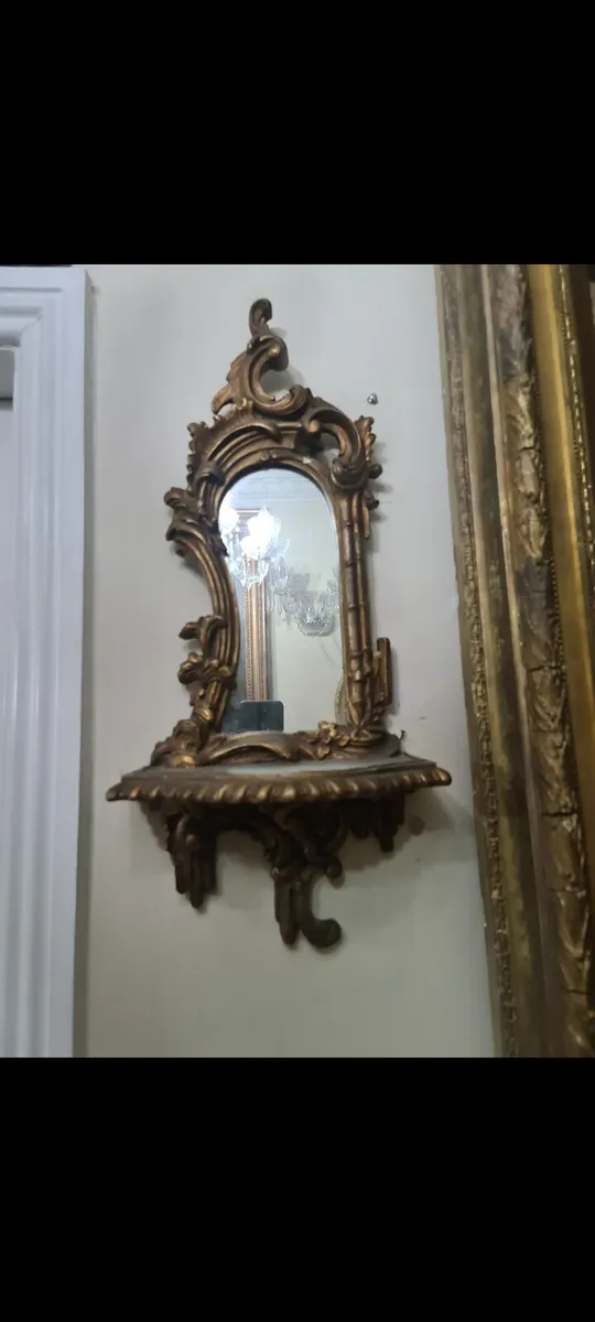 Antique mirrored wall sconces SALE PRICE - Image 1