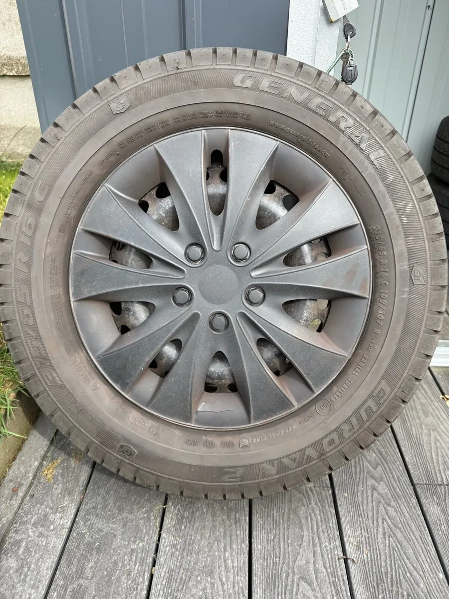 Volkswagen transporter T5 wheels and tyres - Image 4