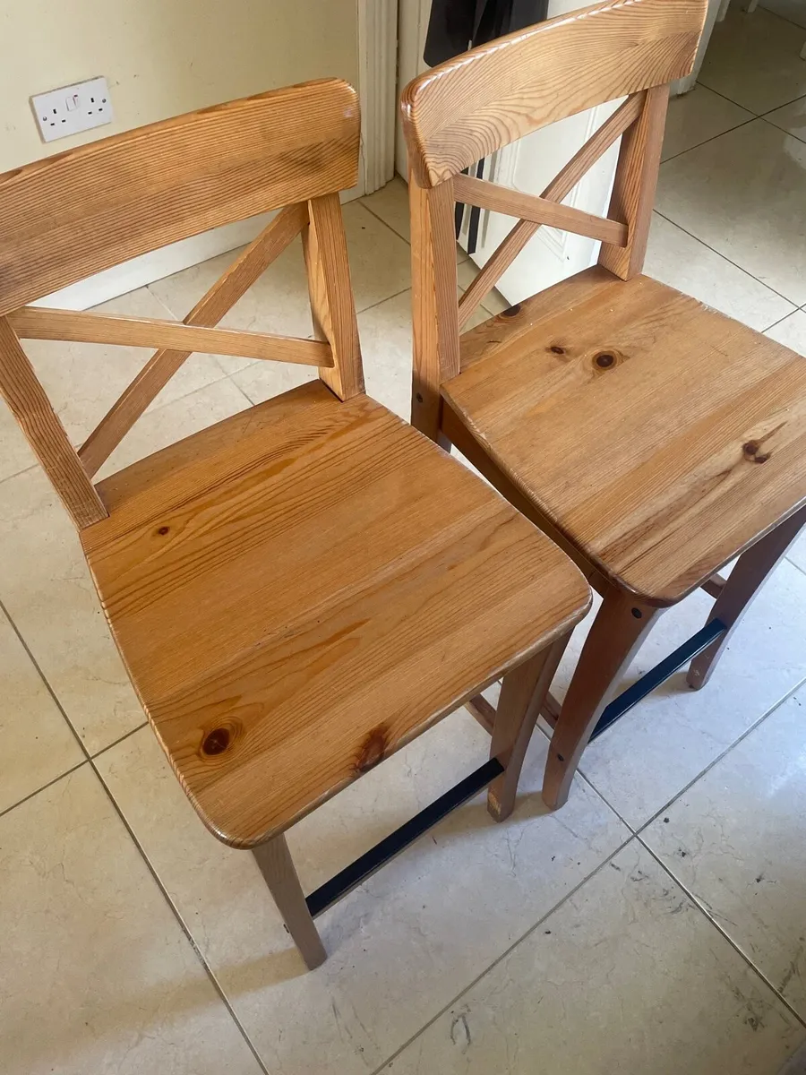 Wooden Stools - Image 1