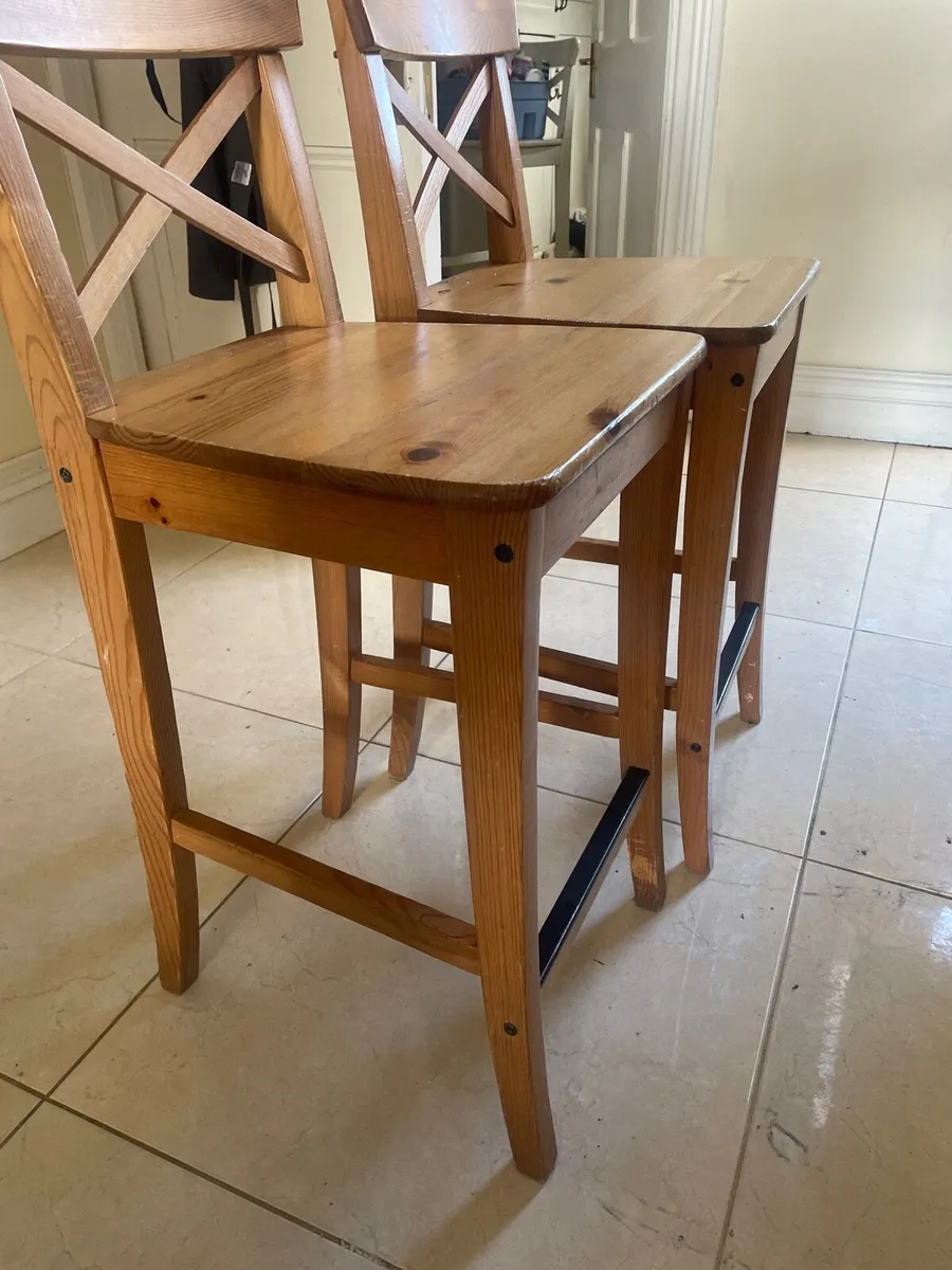 Wooden Stools - Image 3