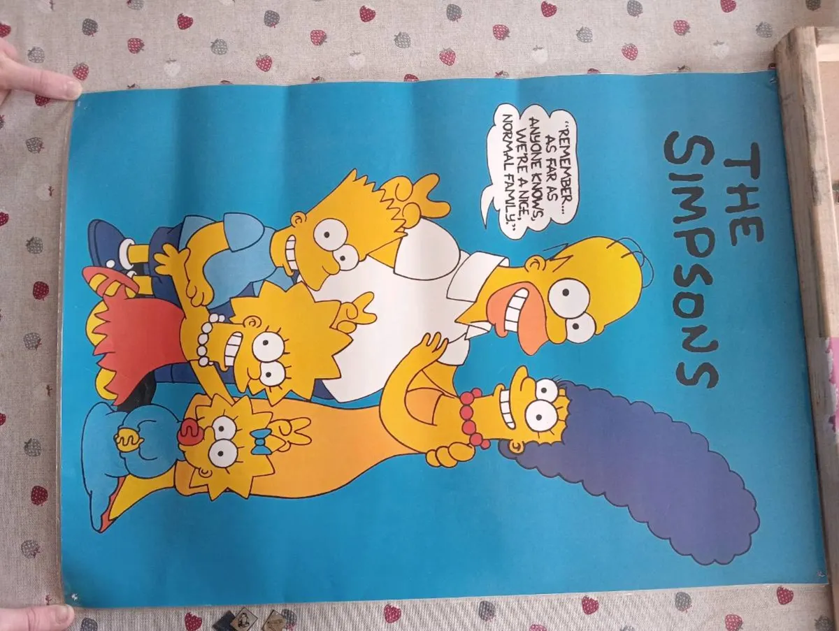 90's Simpsons poster