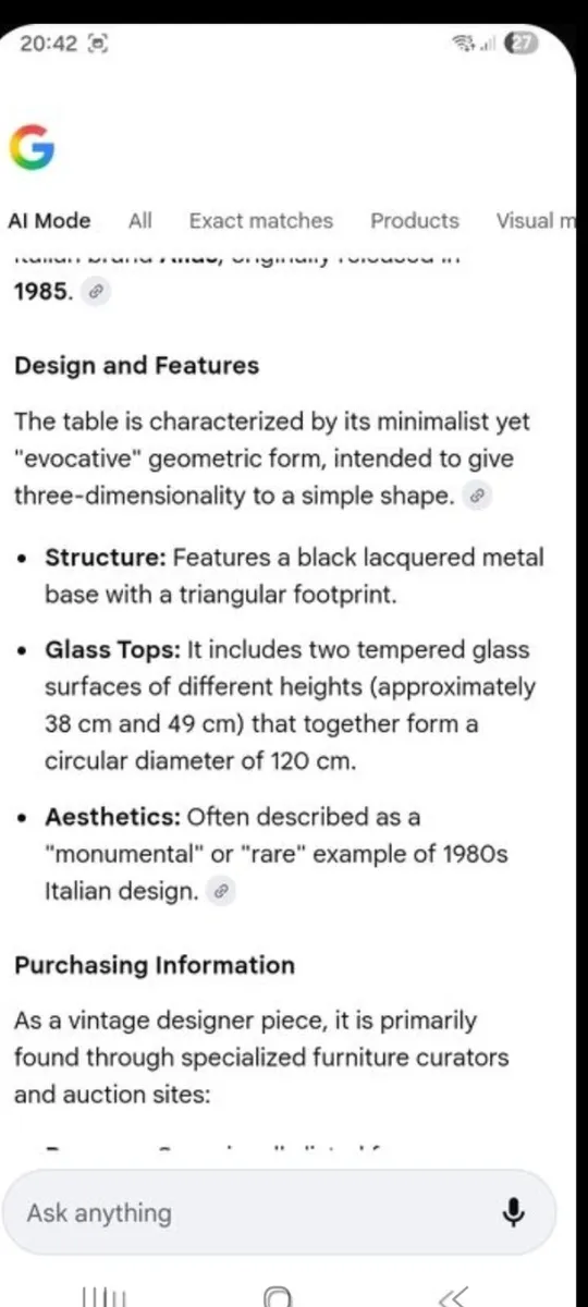 karate table by carlo forcolini for alias - Image 3