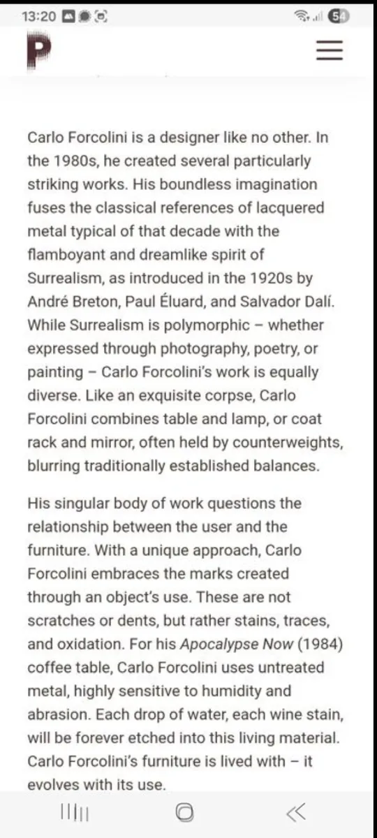 karate table by carlo forcolini for alias - Image 4