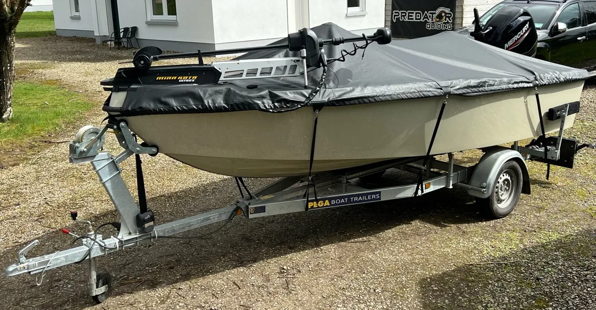 Fishing Boat Orka 475, 60hp Mercury, Pega Trailer - Image 1