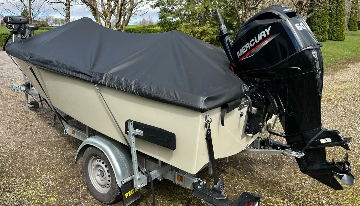 Fishing Boat Orka 475, 60hp Mercury, Pega Trailer - Image 2
