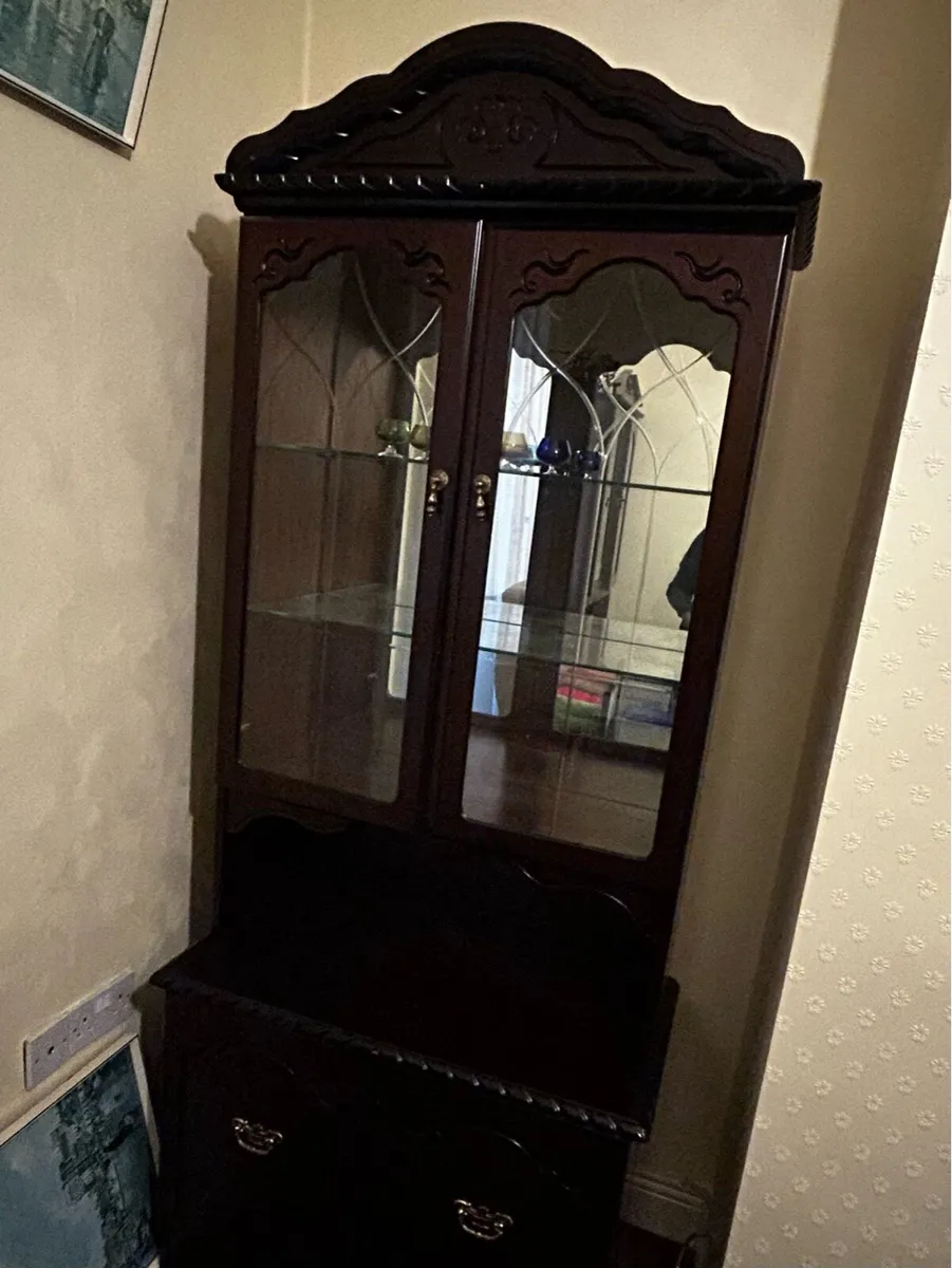 Mahogany China Cabinet - Image 2