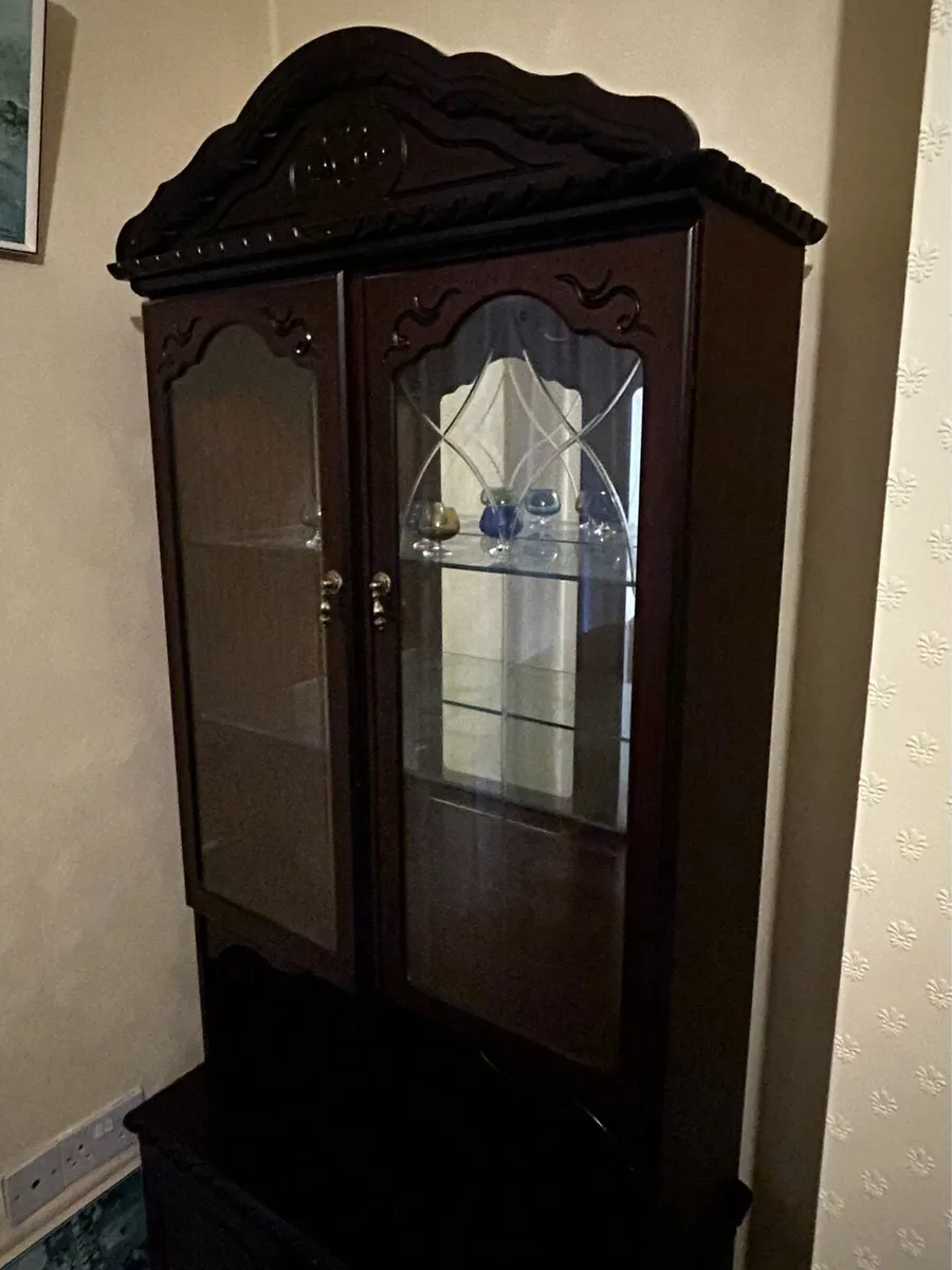 Mahogany China Cabinet - Image 3