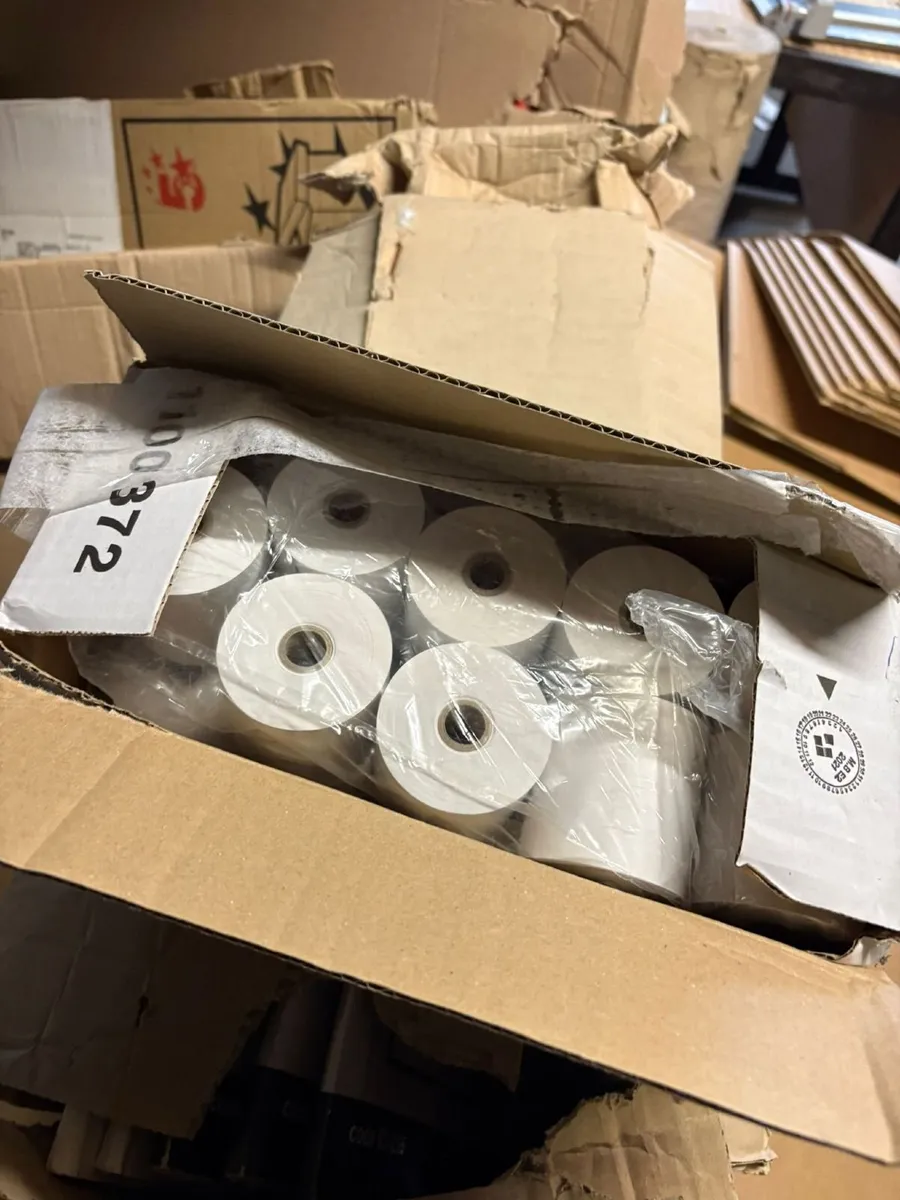 140 Credit card machine rolls white 76mm - £40+VAT - Image 2