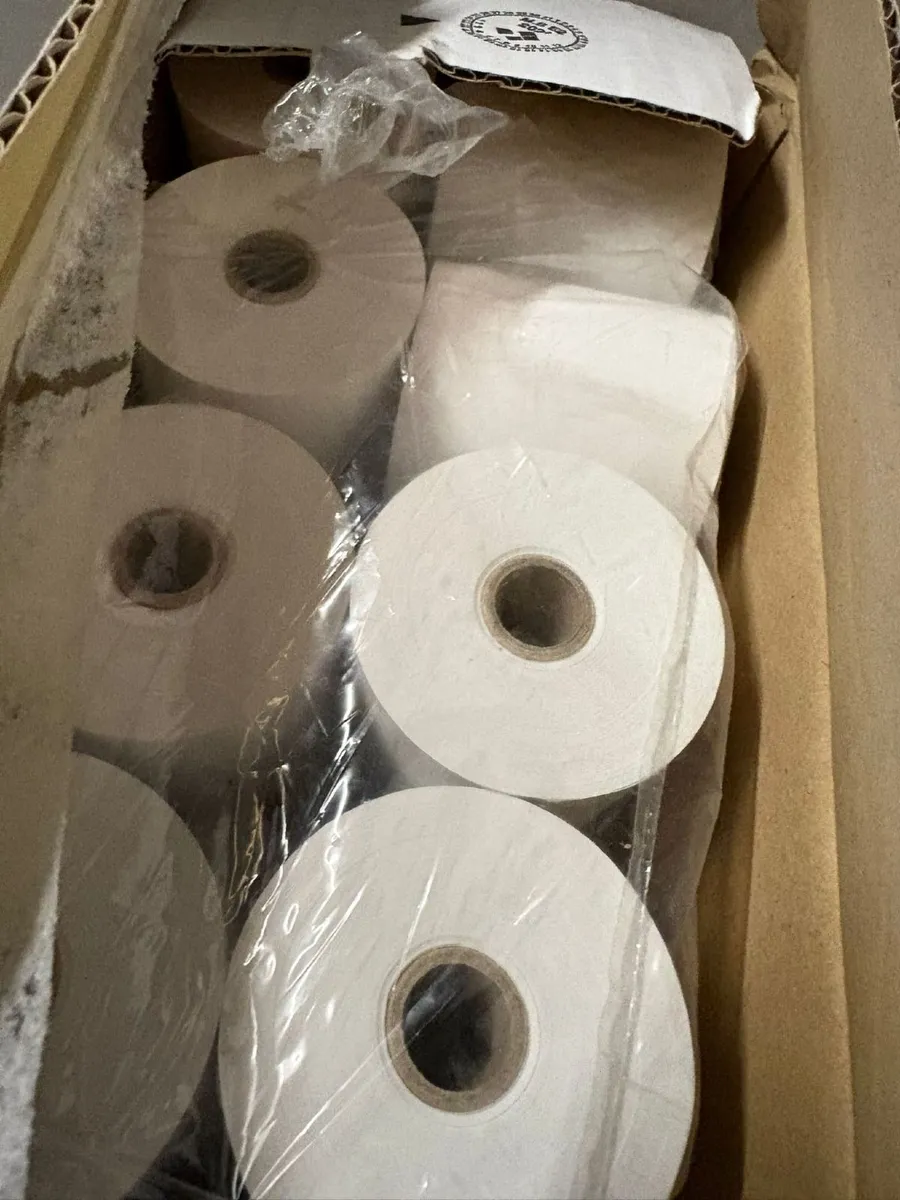 140 Credit card machine rolls white 76mm - £40+VAT - Image 3