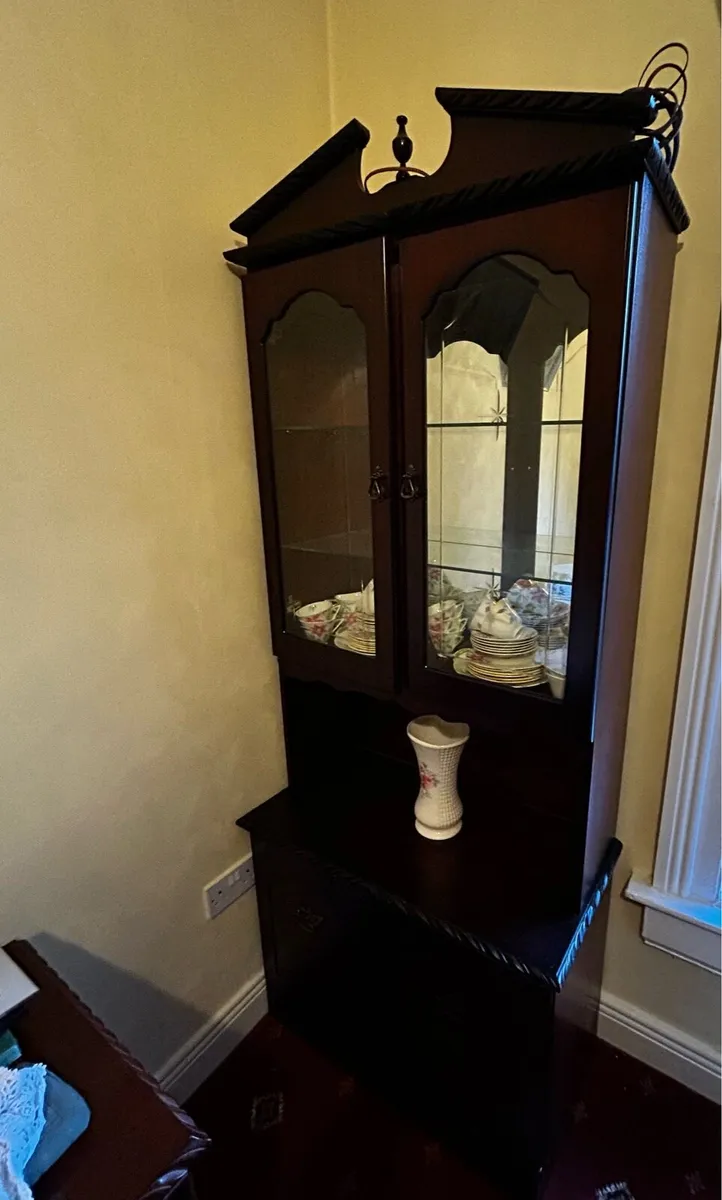 Mahogany China Cabinet - Image 1