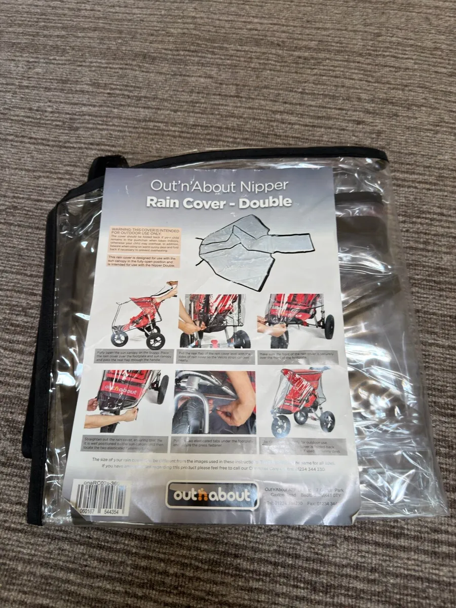NEW Rain Cover Double Nipper Out n About - Image 2