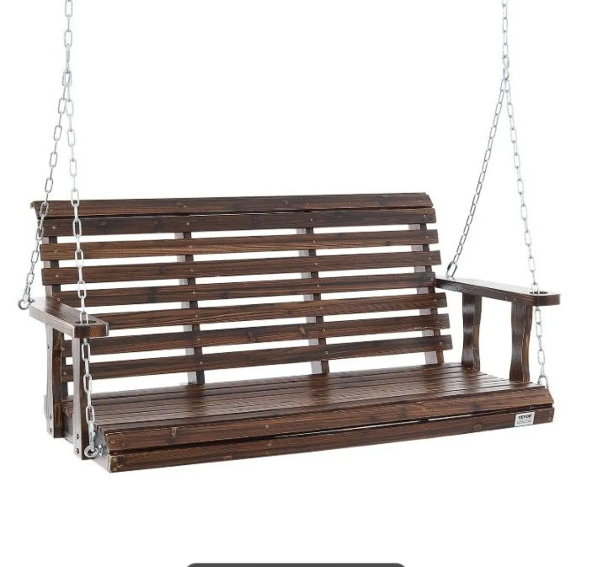 Wooden Porch Swing 4.5 ft, Patio bench swing - Image 2