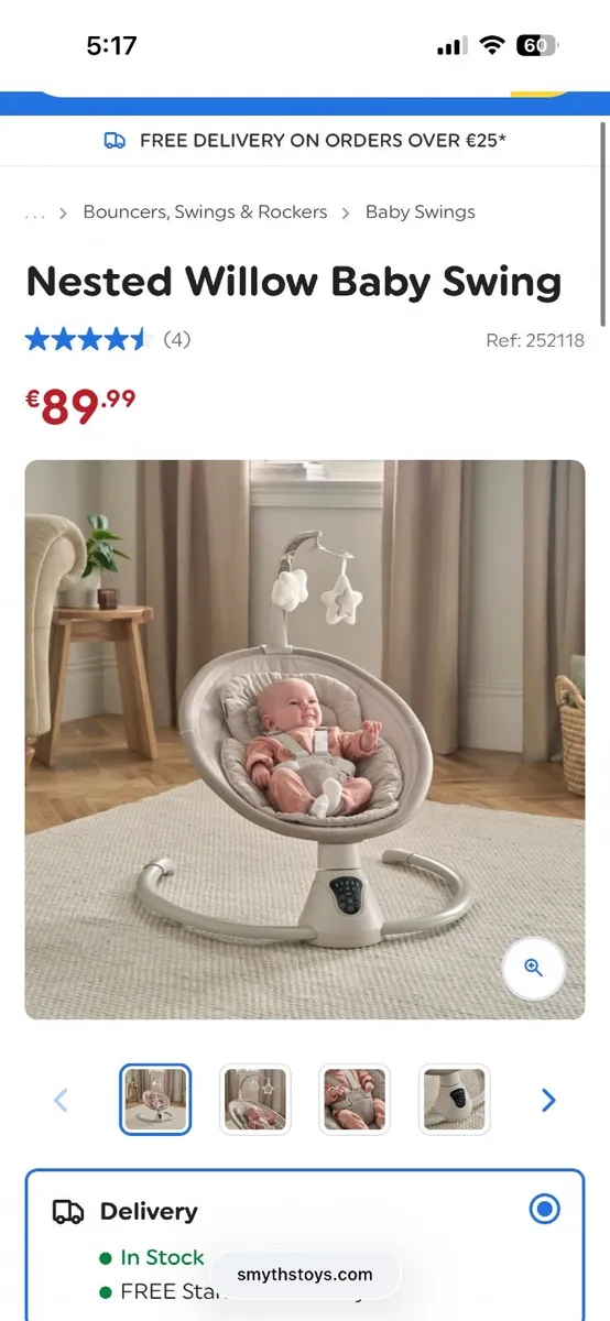Baby swing