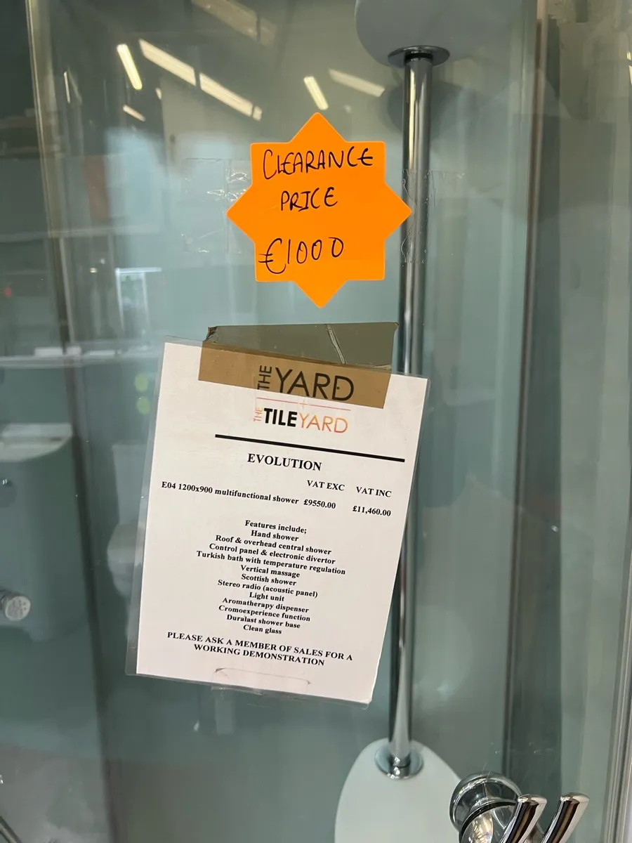 Inside shower/sauna - Image 3